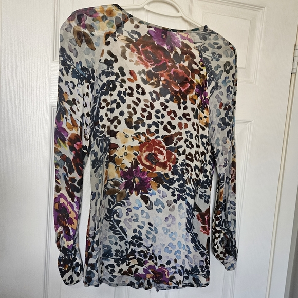 Sheer colorful blouse - Picture 4 of 7